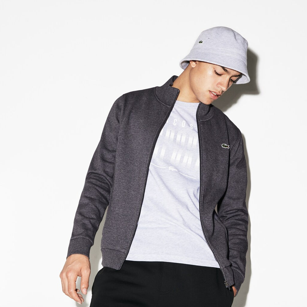 Men's SPORT Full-Zip Fleece Sweatshirt / Lacoste