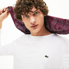Men's Crew Neck Pima Cotton Jersey T-shirt / Lacoste