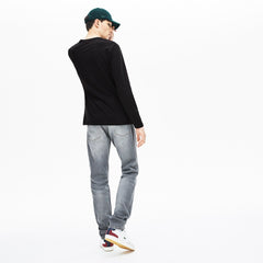Men's Crew Neck Pima Cotton Jersey T-shirt / Lacoste