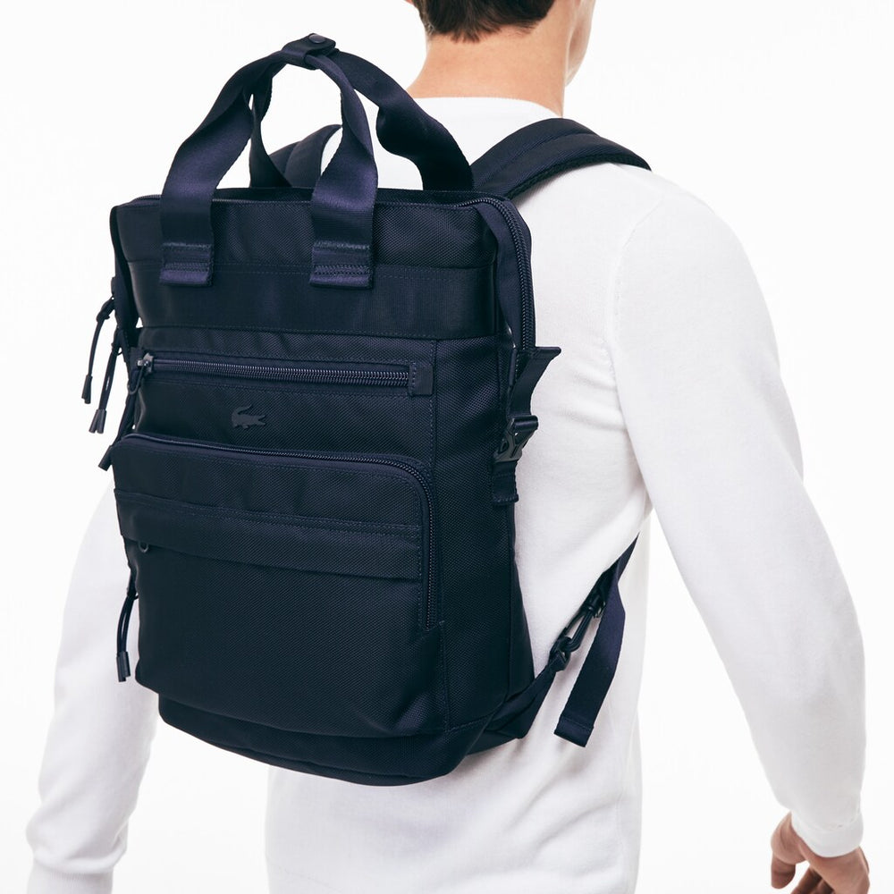 Men's Techni-City Lightweight Nylon Backpack Tote / Lacoste