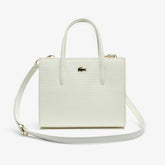 Women's Chantaco Dual Carry Piqué Zip Leather Tote / Lacoste