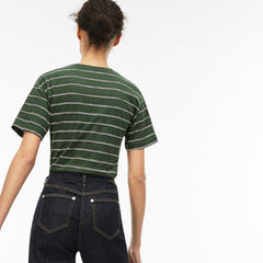 Women's Cotton And Linen T-Shirt / Lacoste