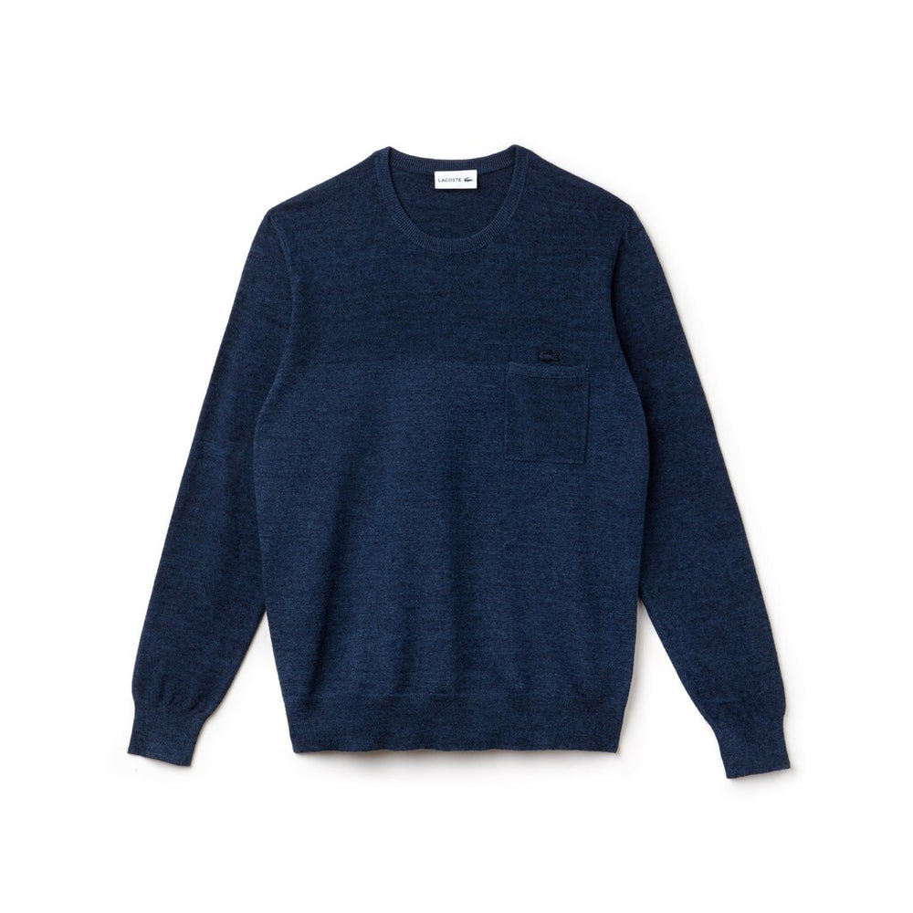 Men's Cotton And Linen Knit Sweater / Lacoste