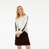 Women's Ribbed Stretch Velour A-Line Skirt / Lacoste