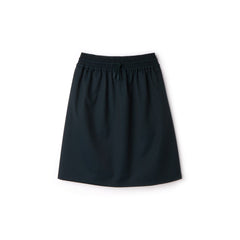 Women's Elasticized Waist Flowing Stretch Wool Knit Skirt / Lacoste
