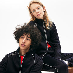 Unisex LIVE Signature Knit Zip Sweatshirt / Lacoste