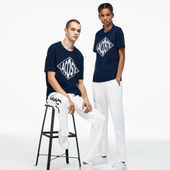 Unisex LIVE Embroidered Fleece Urban Jogging Pants / Lacoste