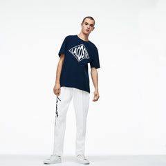 Unisex LIVE Embroidered Fleece Urban Jogging Pants / Lacoste