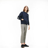 Unisex LIVE Crew Neck Embroidered Fleece Sweatshirt / Lacoste