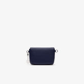 Women's Daily Classic Coated Piqué Canvas Flap Shoulder Bag / Lacoste