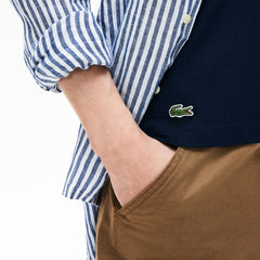 Men's Crew Neck Soft Cotton T-shirt / Lacoste