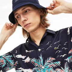 Men's Regular Fit Cotton Poplin Shirt / Lacoste