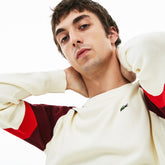 Men's Crew Neck Raglan Sleeved Sweater / Lacoste