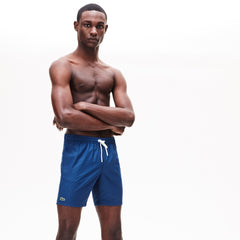Men's Lightweight Cotton Swim Trunks With Pockets / Lacoste