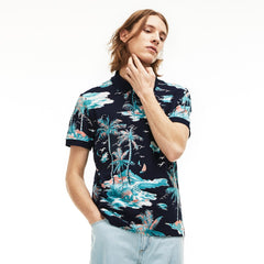 Men's Regular Fit Cotton Mini Piqué Polo / Lacoste