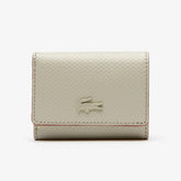 Women's Chantaco Small Leather 4 Card Wallet / Lacoste