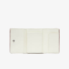 Women's Chantaco Small Leather 4 Card Wallet / Lacoste