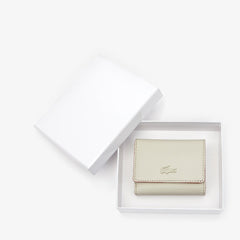 Women's Chantaco Small Leather 4 Card Wallet / Lacoste