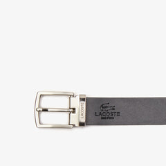 Men's Reversible Leather Belt And 2 Buckles Gift Set / Lacoste