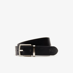 Men's Reversible Leather Belt And 2 Buckles Gift Set / Lacoste