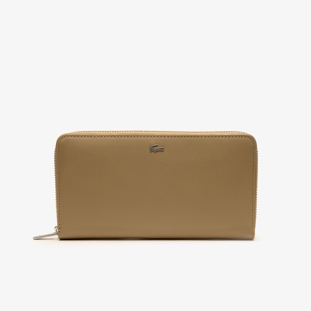 Men's Fitzgerald Zip Colorblock Leather 6 Card Wallet / Lacoste