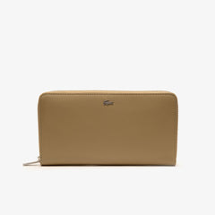 Men's Fitzgerald Zip Colorblock Leather 6 Card Wallet / Lacoste