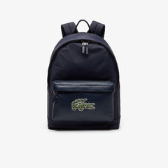 Men's L.12.12 Croco Magic Leather and Canvas Backpack / Lacoste