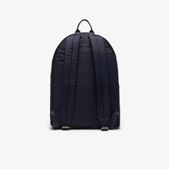 Men's L.12.12 Croco Magic Leather and Canvas Backpack / Lacoste