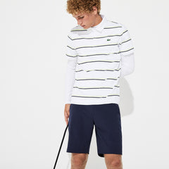 Men's SPORT Striped Breathable Jersey Golf Polo / Lacoste