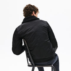 Men's Sherpa Collar Padded Bomber Jacket / Lacoste