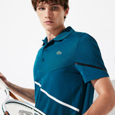 Men's SPORT Mesh-Paneled Piqué Tennis Polo / Lacoste
