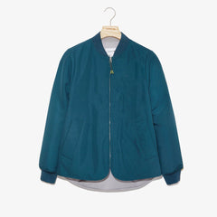 Women's Quilted Reversible Rain Jacket / Lacoste
