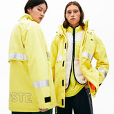 Unisex LIVE Reflective-Stripe Canvas Parka / Lacoste