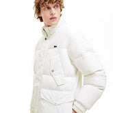 Men's Detachable Hood Water-Resistant Quilted Jacket / Lacoste
