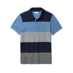 Men's Regular Fit Paneled Color-Blocked Polo Shirt / Lacoste