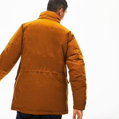 Men's Detachable Faux Fur Hood Long Quilted Parka / Lacoste
