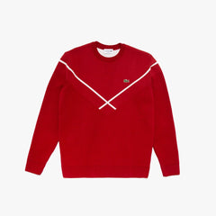 Men's Made In France Crewneck Jacquard Sweater / Lacoste