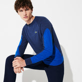 Men's SPORT Color-Blocked Breathable Wool Sweater / Lacoste