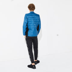 Men's SPORT Quilted Mixed-Material Zip Tennis Jacket / Lacoste