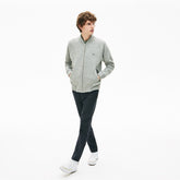 Men's Hybrid Two-Ply Wool Blend Zip Sweatshirt / Lacoste