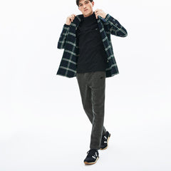 Men's Cotton And Wool Blend Fleece Sweatpants / Lacoste