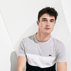 Men's SPORT Color-Blocked Cotton T-Shirt / Lacoste