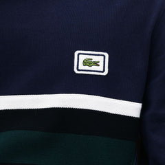 Men's Crewneck Striped Cotton T-Shirt / Lacoste