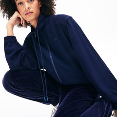 Women's Motion Oversized Twill Zippered Jacket / Lacoste