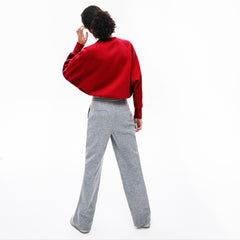 Women's Crewneck Multi Croc Logo Fleece Sweatshirt / Lacoste