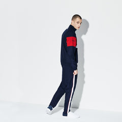 Men's SPORT Colored Bands Taffeta Tennis Tracksuit / Lacoste