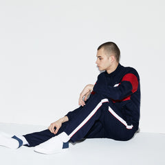 Men's SPORT Colored Bands Taffeta Tennis Tracksuit / Lacoste