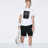 Men's SPORT Crew Neck Lettering Jersey Tennis T-shirt / Lacoste