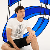 Men's SPORT Novak Djokovic Crew Neck Print Technical T-Shirt / Lacoste