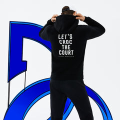 Men's SPORT Novak Djokovic Technical Fleece Hooded Zip Sweatshirt / Lacoste